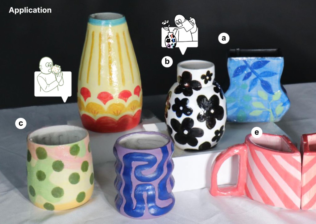 ViviClay: Designing and Fabricating Ceramics with Animation Effects on Physical Surfaces